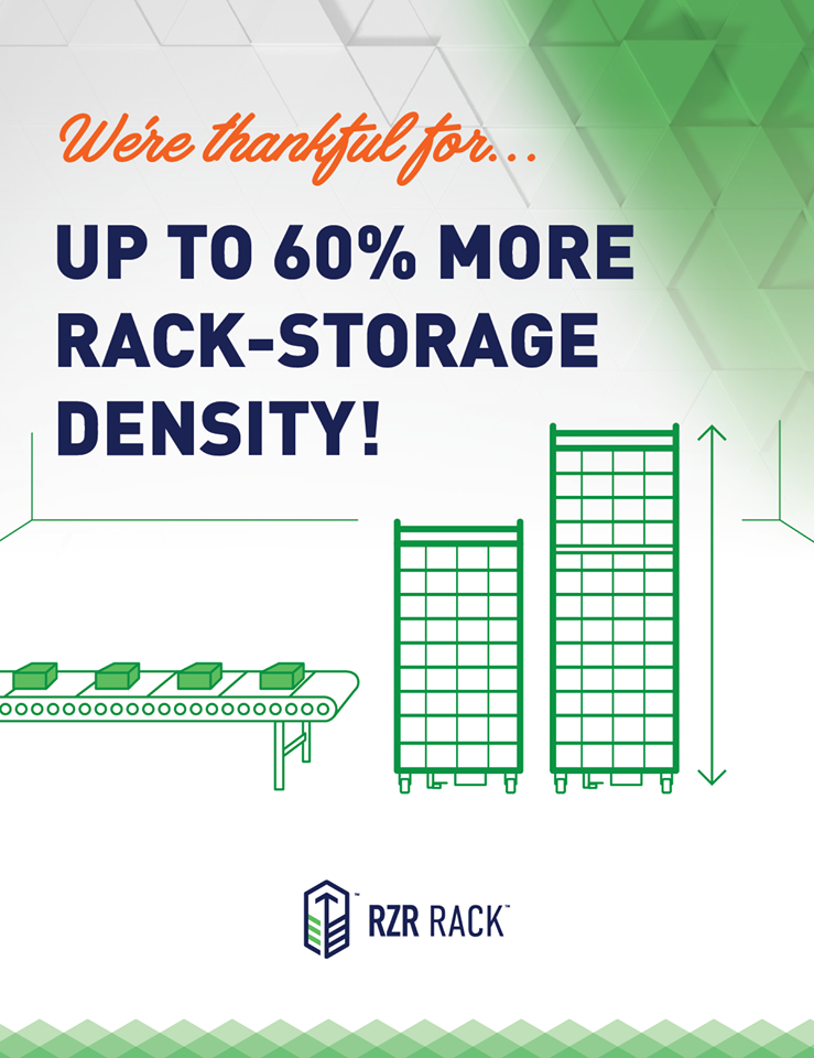 We’re Thankful for...Increased Rack Storage Density